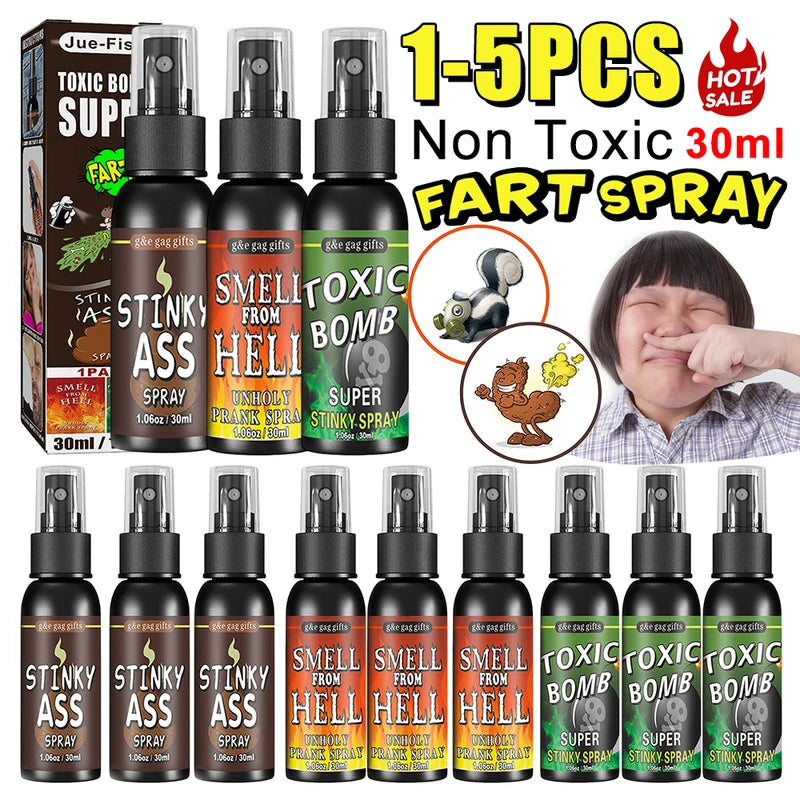 Halloween Prank Fart Spray 30ml Gag Joke Party Supplies - Non-Toxic Odor