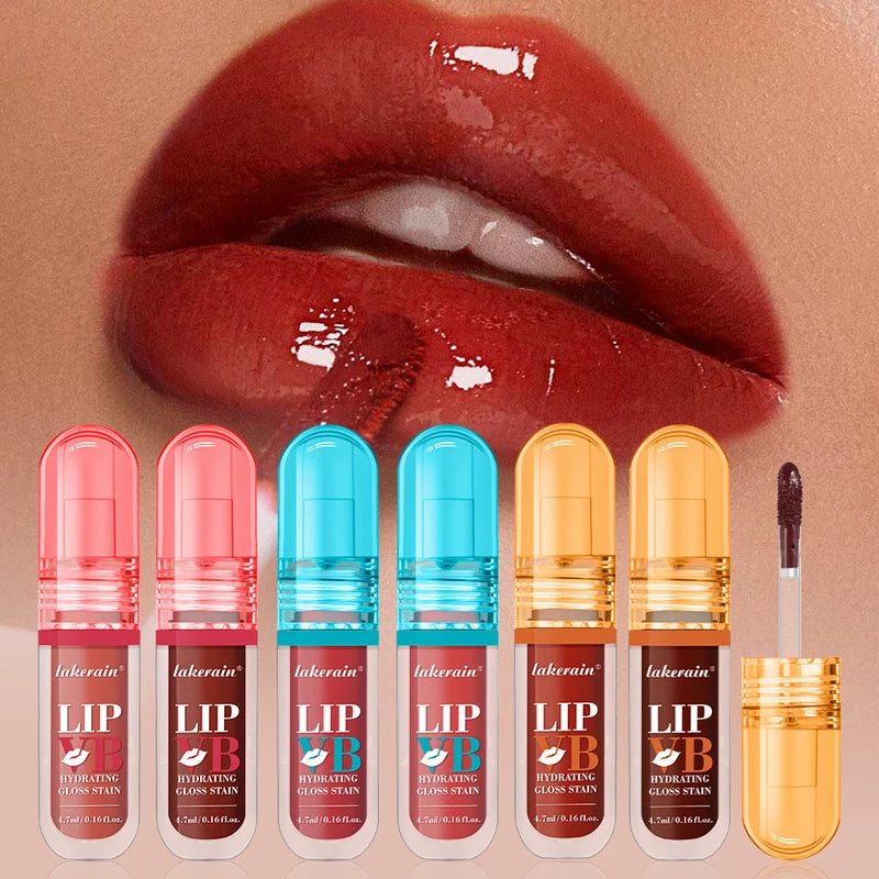 Lip Hydrating Gloss Stain - Long-Lasting Moisturizing Lip Color, 4.7ml