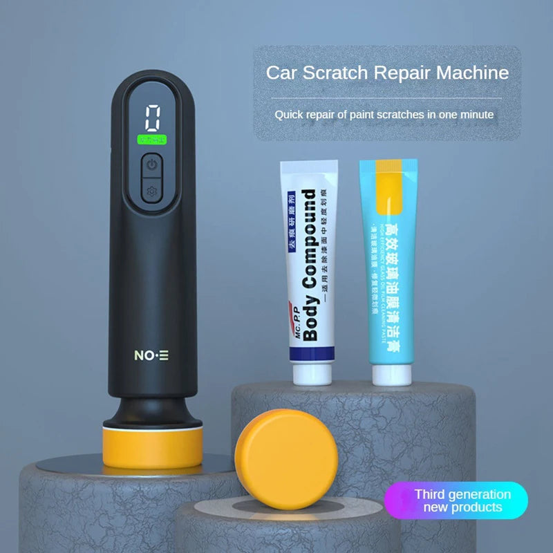 Wireless Car Polisher & Waxer 3-in-1 Scratch Repair & Oil Film Removal