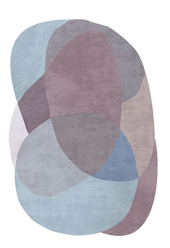 Geometric Living Room Rug Non-Slip Household Carpet Creative Floor Mat