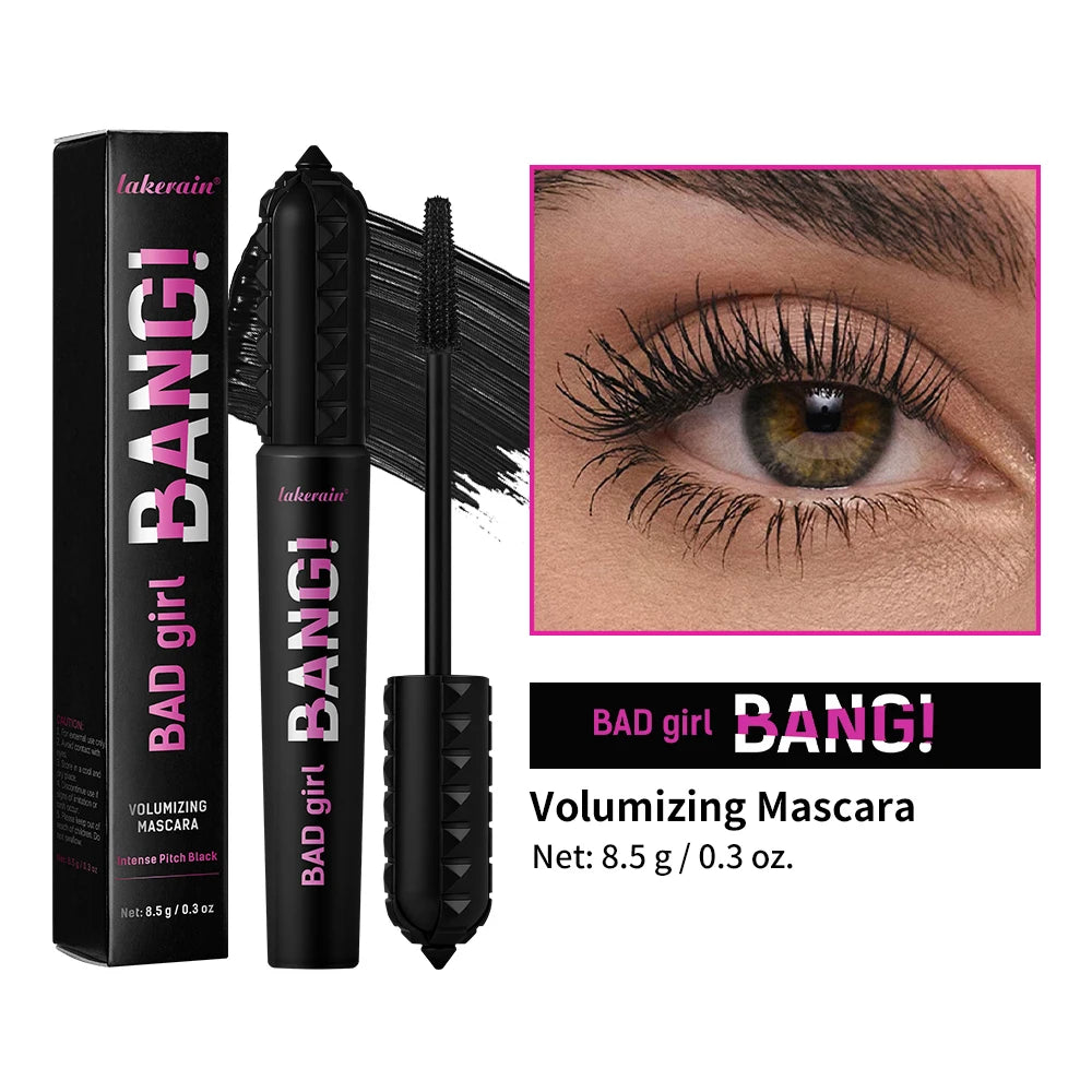 Volumizing Waterproof Lengthening Mascara - Smudge-Proof Eye Makeup