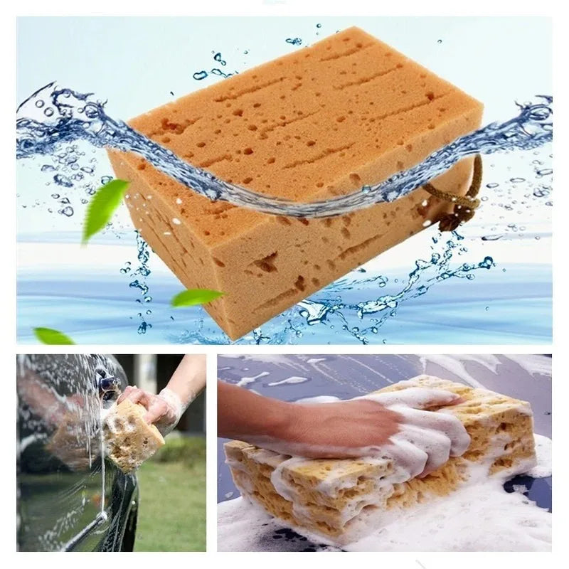 Large Car Wash Sponge Foam Cotton Absorbent Cleaning Brush - Multiple Colors