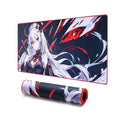 Gaming Mouse Pad Large & Small Sizes - Smooth Lycra Surface, Non-Slip Rubber Base