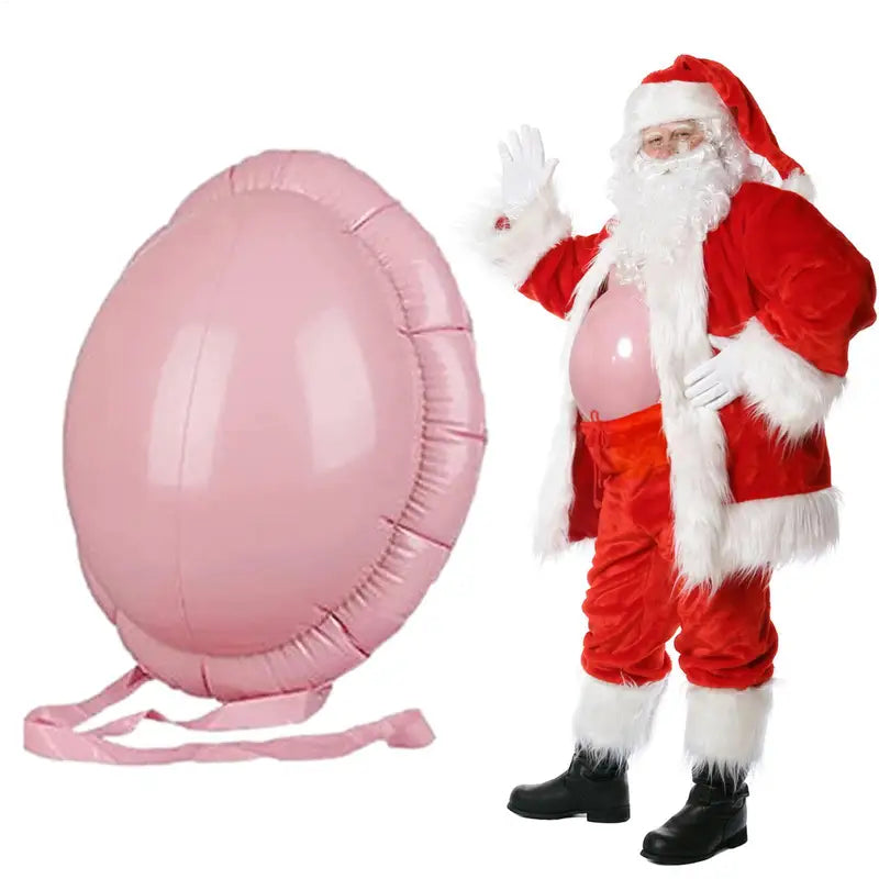 Inflatable Pregnant Belly for Cosplay Halloween Christmas Santa Role Play