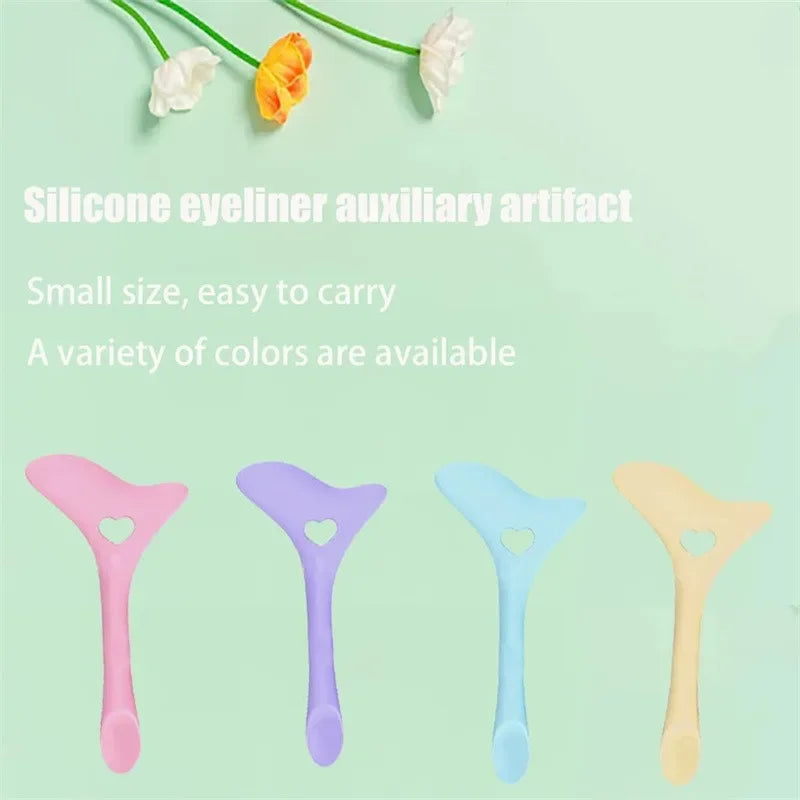 Multi-Functional Eyeliner & Lipstick Makeup Tool Silicone Aid - Reusable