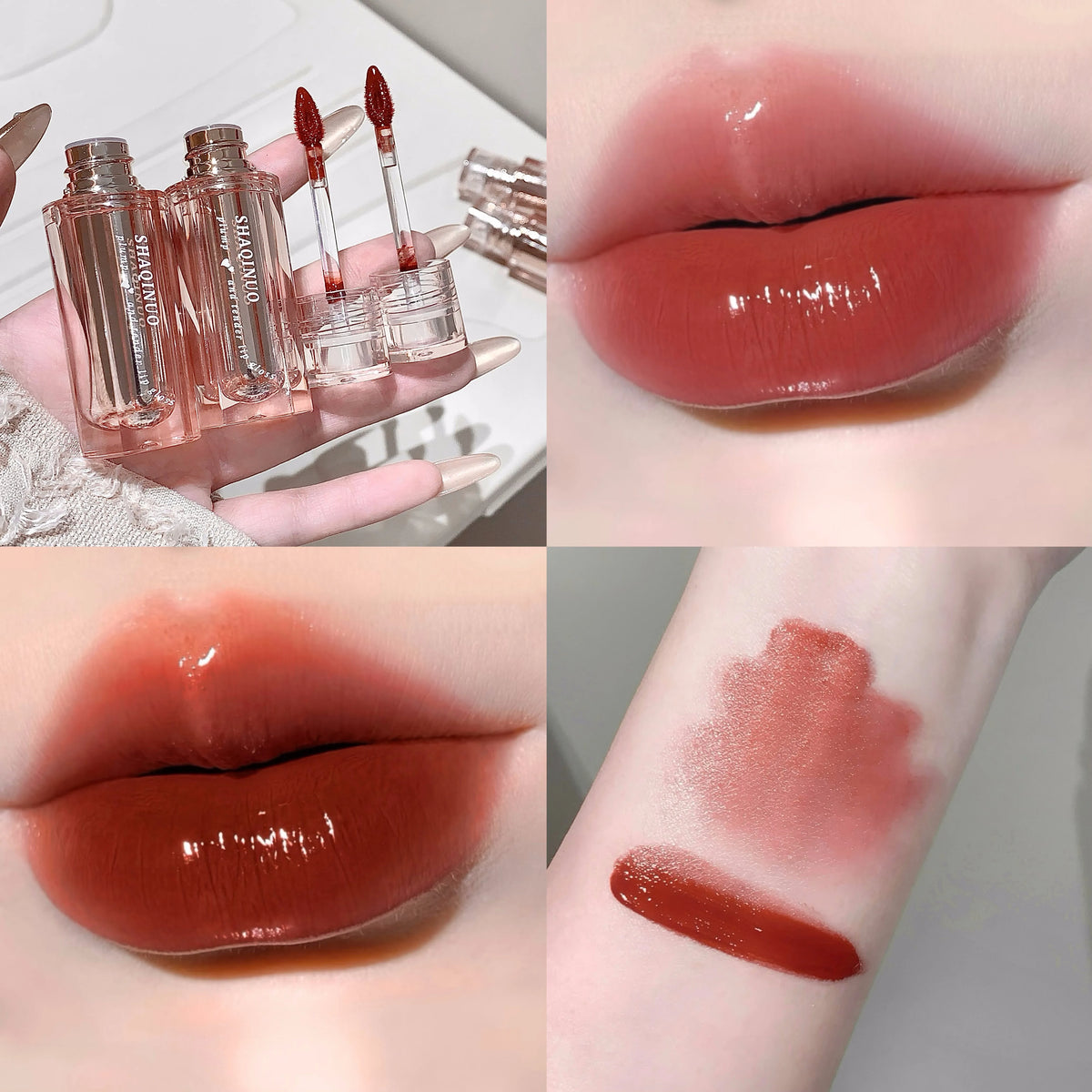 Long Lasting Hydrating Lip Gloss with Mirror Shine Finish - Vibrant Colors