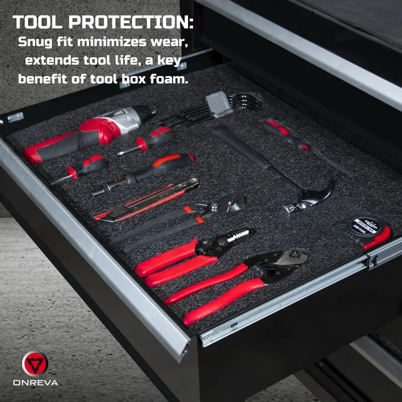 Tool Box Foam Inserts Protective Cushioning for Storage Cases - Customizable