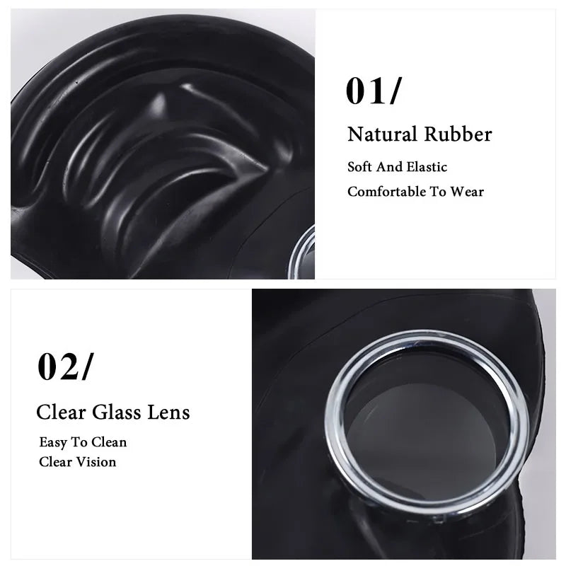 Full Face Gas Mask Respirator Rubber Chemical Protection Mask for Painting Spray Pesticide