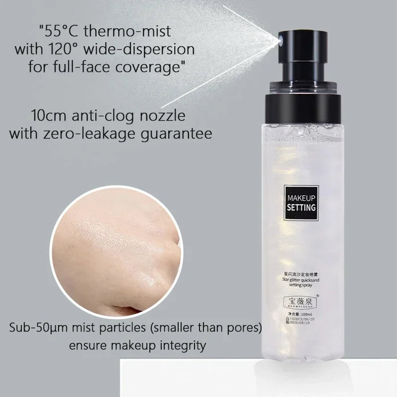 Long-Lasting Makeup Fixing Spray Waterproof Oil Control Hydrating Setting Spray