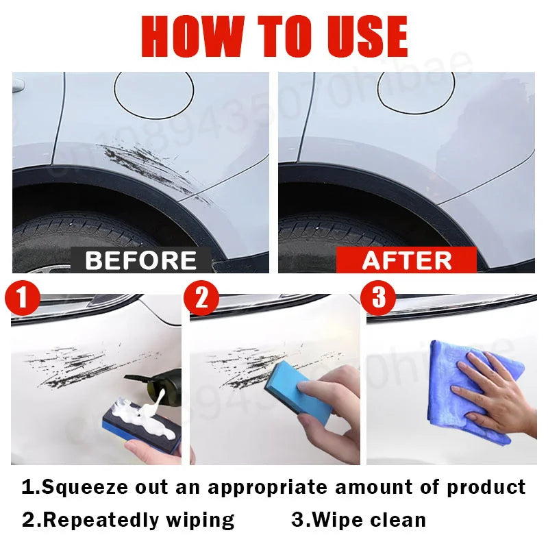Car Scratch Remover Kit for Auto Paint Repair and Polishing