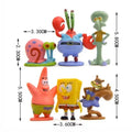 Cartoon Cake Topper for Birthday Party Decoration - SpongeBob Flag Insert