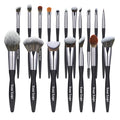 Professional Makeup Brush Set 5 Pcs Black Natural Hair Face Eye Blush Foundation