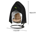 Waterproof Hanging Egg Chair Cover for Patio Garden Swing Seats - Windproof Dustproof 210D