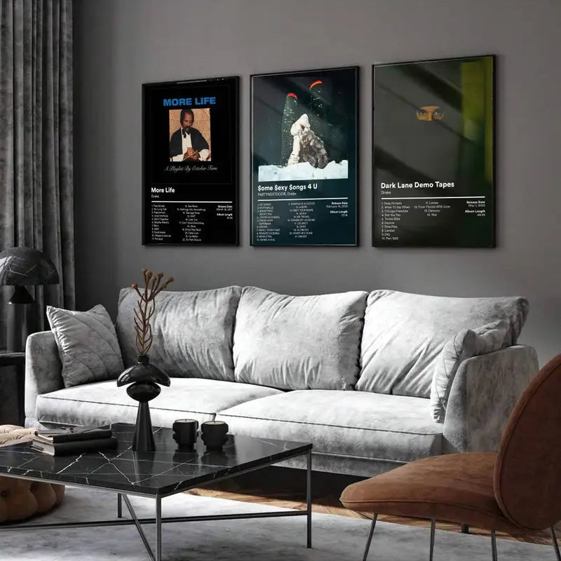 Modern Wall Art Poster for Living Room Bedroom Decor - Waterproof & Vibrant Print