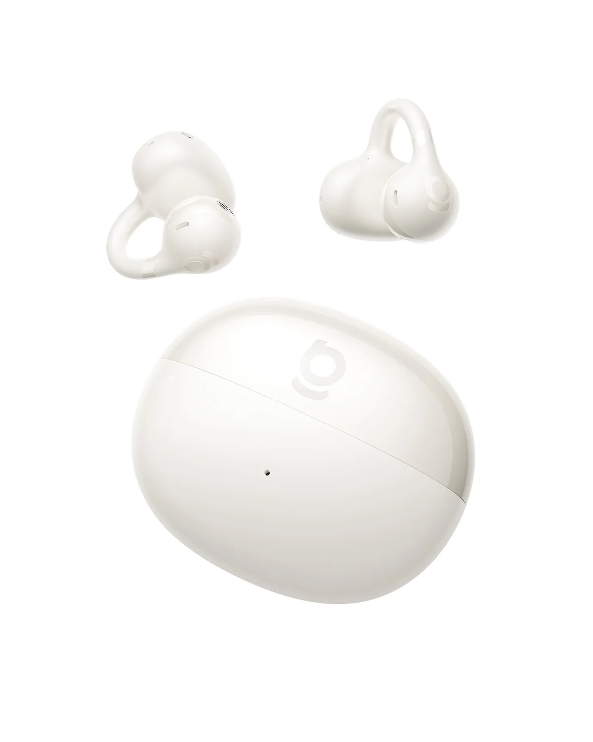 Open Ear Sports Earbuds with Clip-On Design, 4-Mic Clear Calls, Super Bass