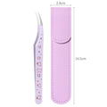 Eyelash Curler Tweezers Stainless Steel False Eyelash Applicator with Cartoon Pattern