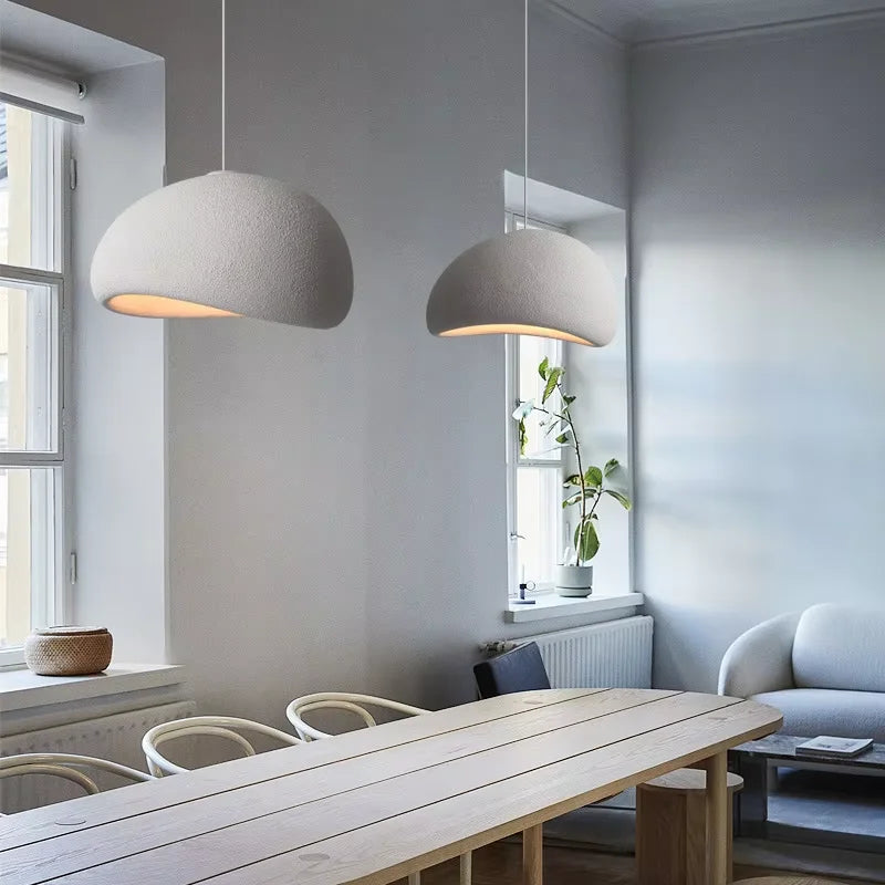 Modern LED Ceiling Pendant Light for Living Room Dining Bedroom Nordic Wabi Sabi Home Decor