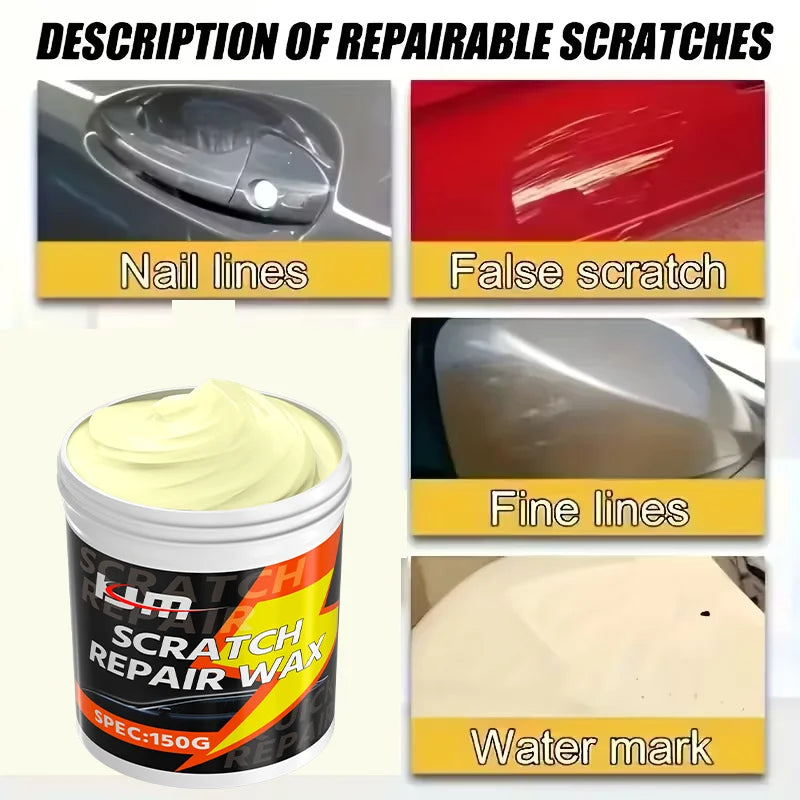 Car Scratch Repair Wax Paste for Minor Scratches and Oxidation Removal