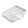 Silicone Sink Caddy for Dish Soap and Sponge Storage - Draining Organizer for Kitchen Counter