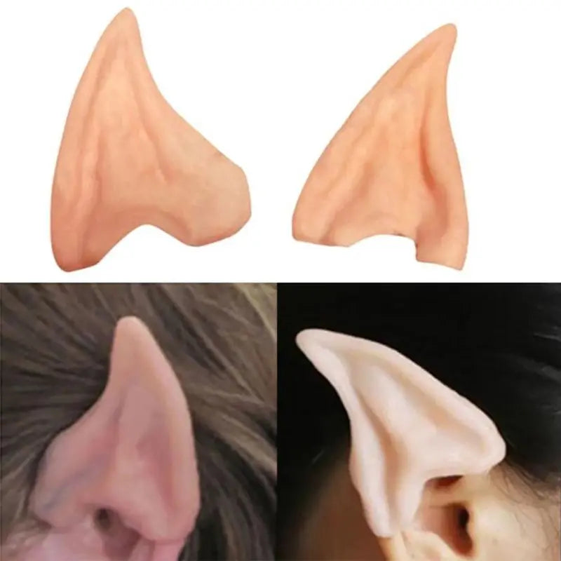 Elf Ear Prosthetic Accessories for Cosplay & Halloween Costume, Realistic & Comfortable