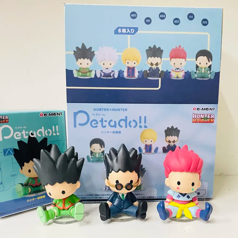 Anime Action Figure Set - Hunter X Hunter Chibi Gon Killua Mystery Blind Box Collectible Toy