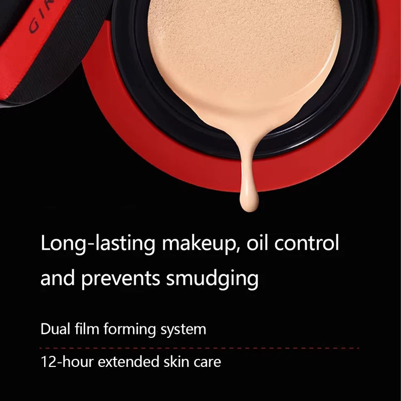 Hydrating Matte Cushion Foundation with Long-Lasting Wear - Multiple Shades