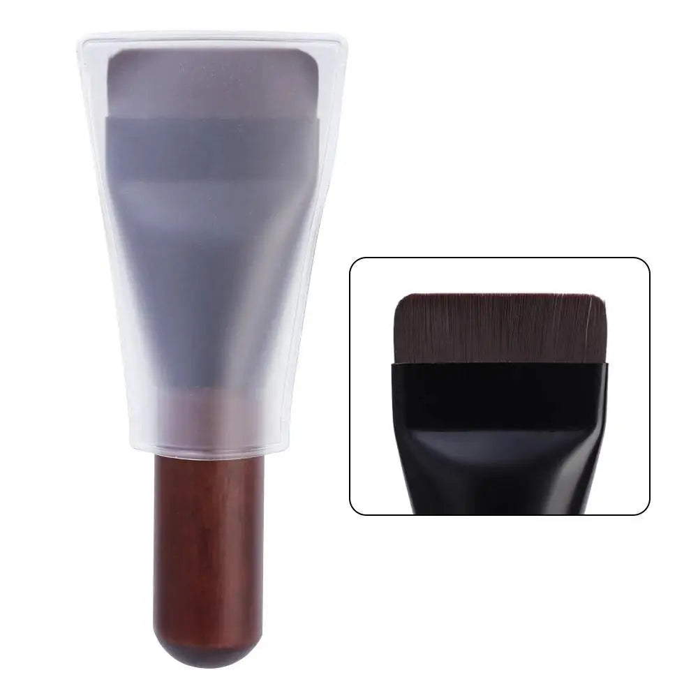 Flat Head Foundation Brush Makeup Tool for Face Contouring & Blending