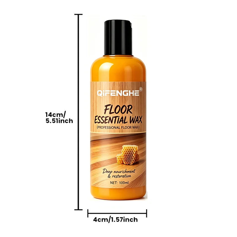 Natural Beeswax Floor Wax for Hardwood Floors - Deep Nourishing Seal & Polish