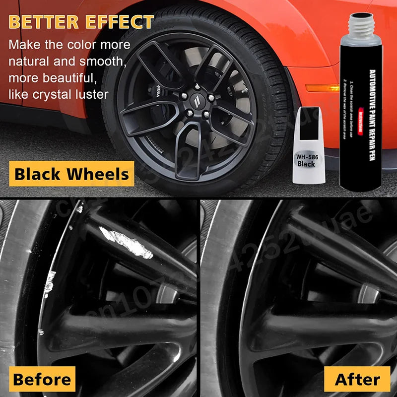 Automotive Touch-Up Paint Pen - Multiple Colors for Car Scratch Repair & Rust Prevention