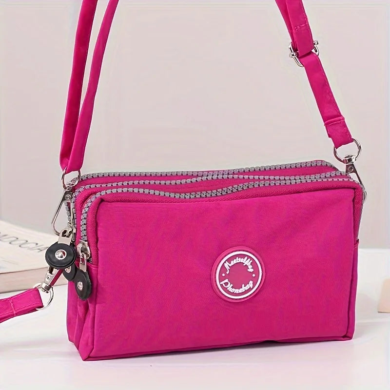 Mini Phone Bag for Small Change, Shoulder & Neck Carry, Cloth Material