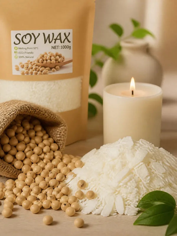 1000g Natural Soy Wax for Candle Making - Eco-Friendly Raw Material