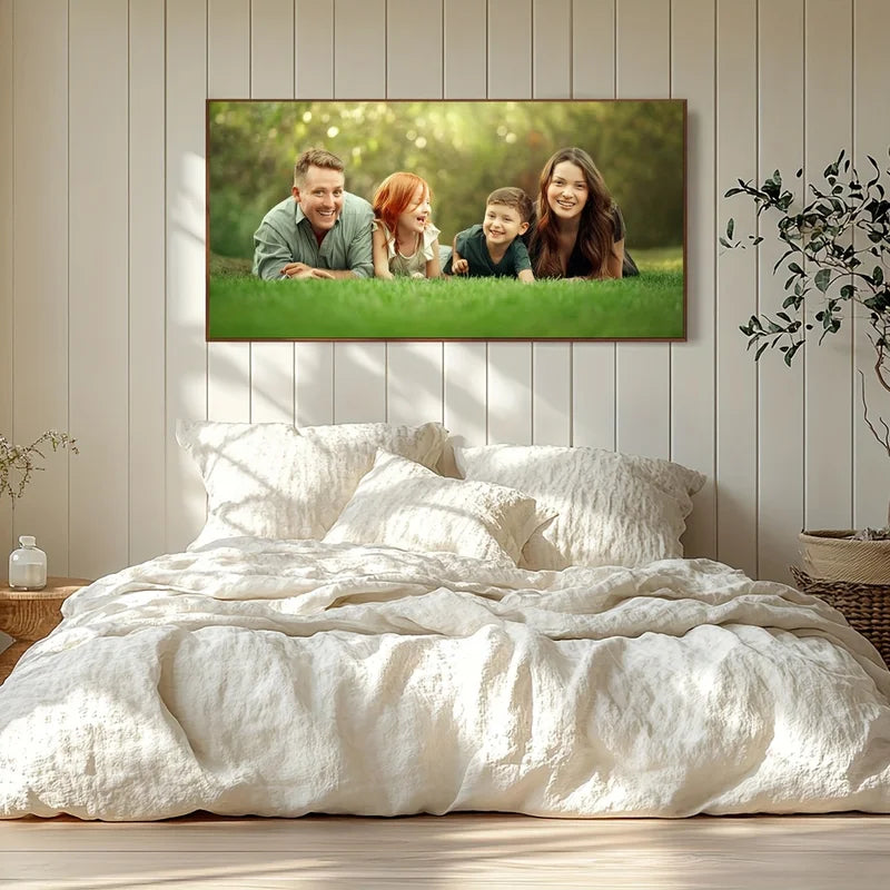 Custom Canvas Poster Print - Personalized Photo Wall Art for Family Pets Scenery & Events