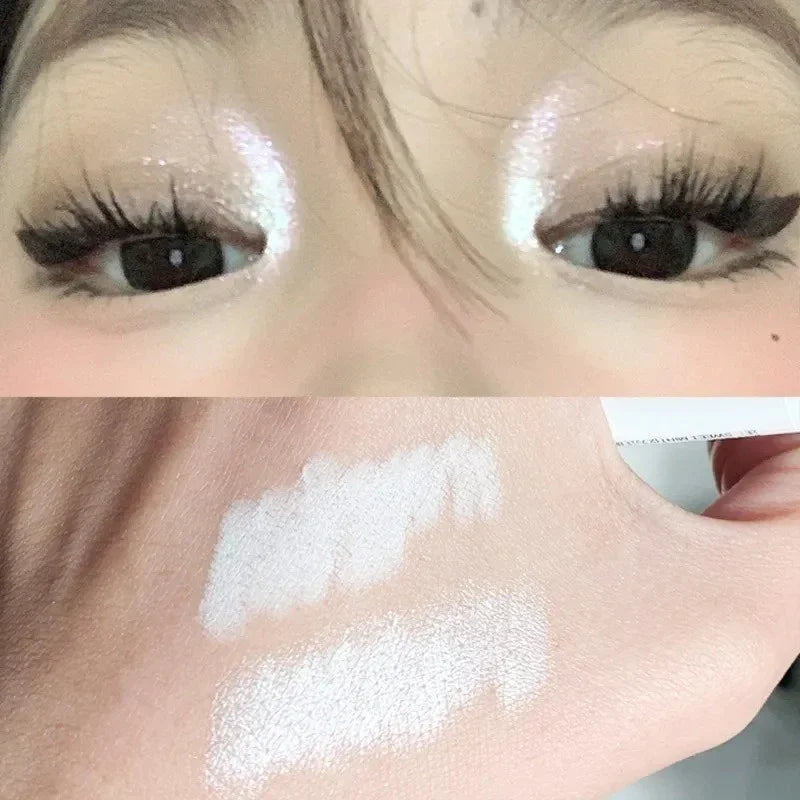 Pearlescent Highlight Stick for Eyes and Face - Dazzling Makeup Highlighter
