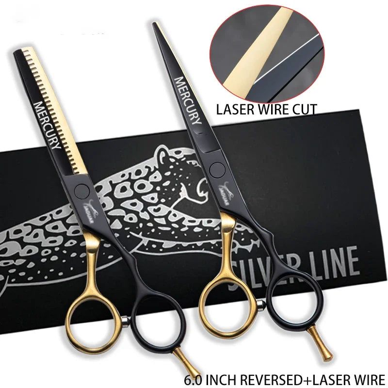 Professional Hairdressing Thinning & Cutting Scissors Set 6 Inch Barber Shears