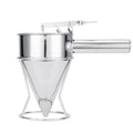 Stainless Steel Oil Dispenser Funnel with Holder 600ML/1200ML Kitchen Tool
