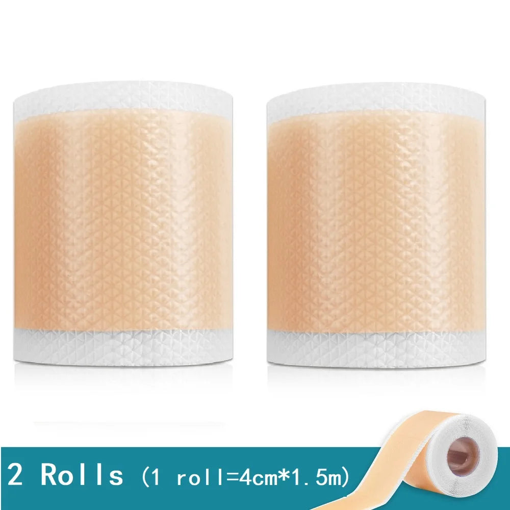 Silicone Scar Sheets Self-Adhesive Reusable Skin Care Tape 2 Rolls