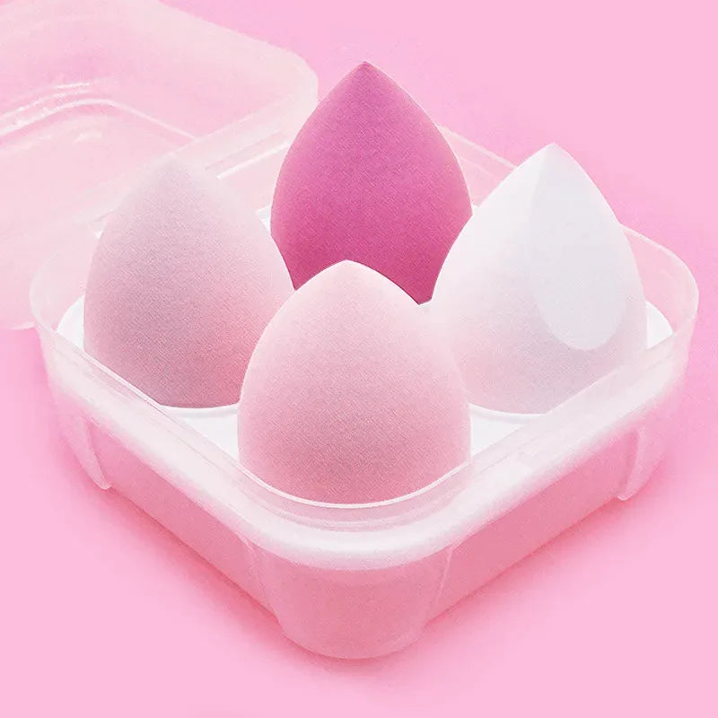 Makeup Sponge Set 4-16 Pieces Wet & Dry Foundation Blending Cosmetic Puff