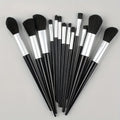13-Piece Makeup Brush Set - Soft Fluffy Eye Shadow, Blush, Concealer & Powder Tools