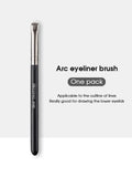 Eyeliner & Eyebrow Makeup Brush Set Flat Head Circular Arc Cosmetic Tools