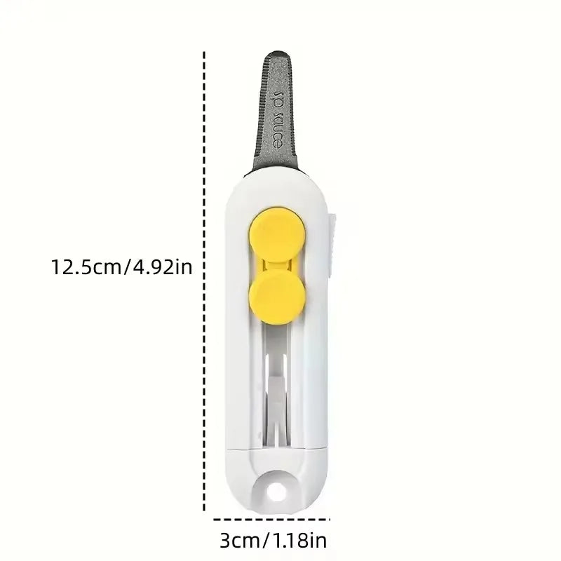 Magnetic Unboxing Knife with Retractable Blade and Safety Lock – Portable Utility Cutter