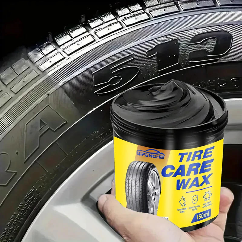 Car Tire Shine Wax - Long-Lasting Gloss & Anti-Aging Protection for All Vehicles