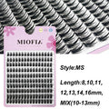 False Eyelash Cluster 3D Russian Individual Mink Lashes - Wholesale 160 Pcs