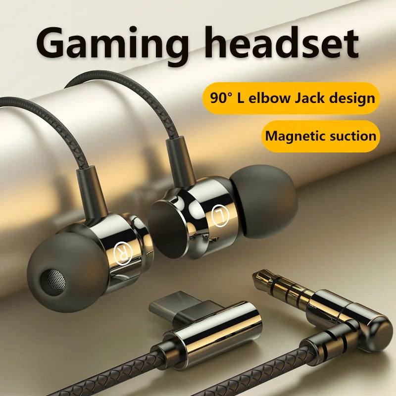In-Ear Wired Earphones with Microphone - Sport Earbuds for Phone Calls