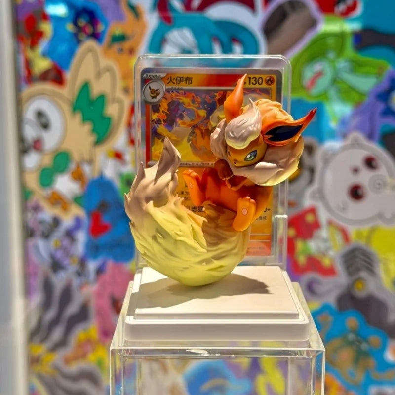 Collectible Trading Card Game Figure Set Eevee Illustration Series - Surprise Toys