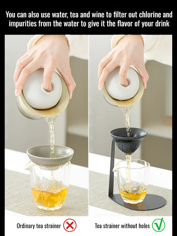 Microporous Ceramic Tea & Coffee Filter Strainer Reusable Drink Cup