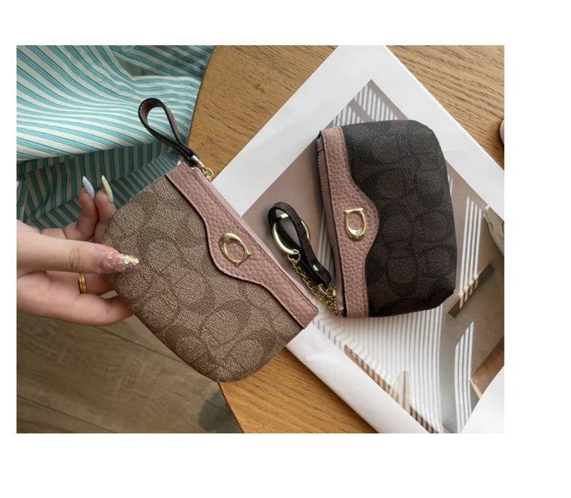 Mini Leather Wallet for Women & Men - Coin, Card & Change Organizer