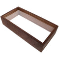Deep Shadow Box Frame for Dried Flowers and Memorabilia - Wooden Display Case