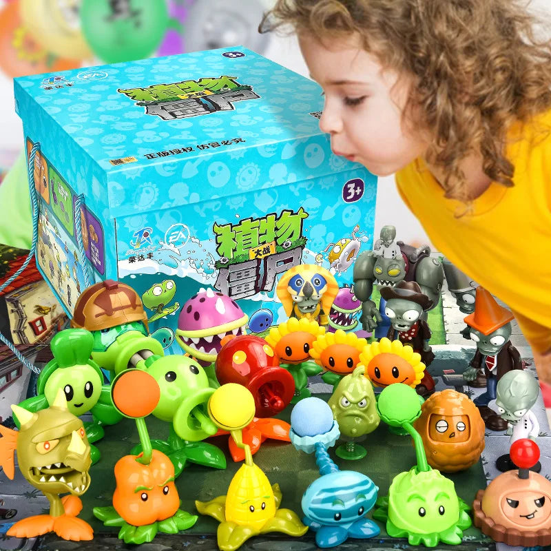 Plants vs Zombies Action Figure Set for Kids - PVC Toy Collection