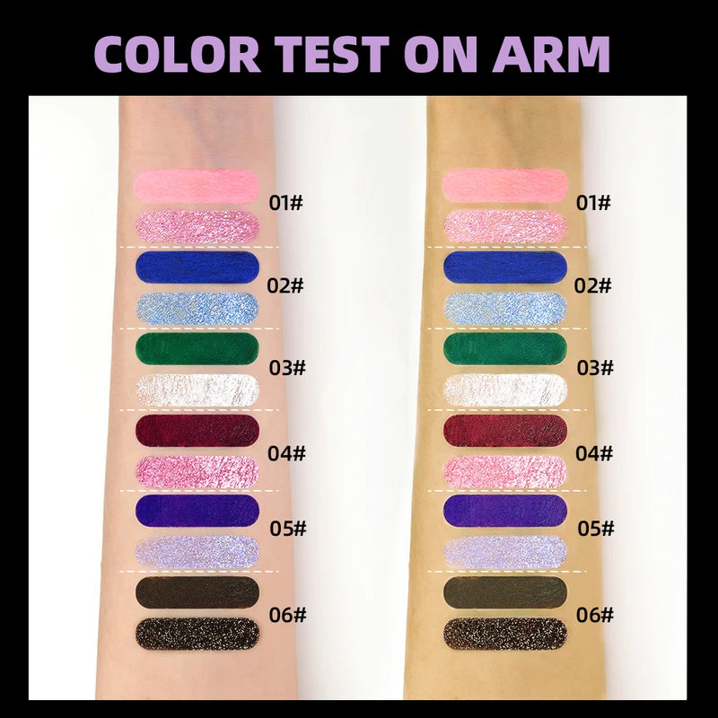 Colorful Double Head Glitter & Colored Mascara - Long-Lasting Voluminous Lash Enhancer