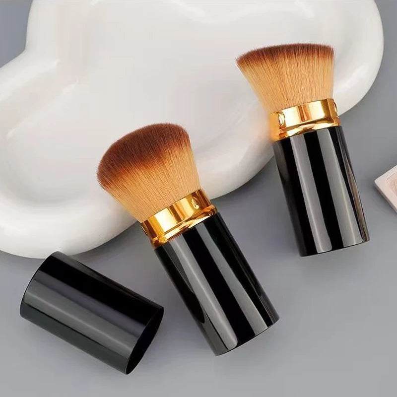 Travel Portable Makeup Brush Set with Storage Bag - Cosmetic Tools for On-the-Go Beauty